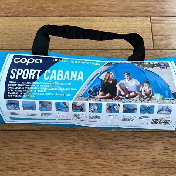 Brand New Copa Sport Cabana - UPF 50+ Sun Protection - Picture 2 of 4